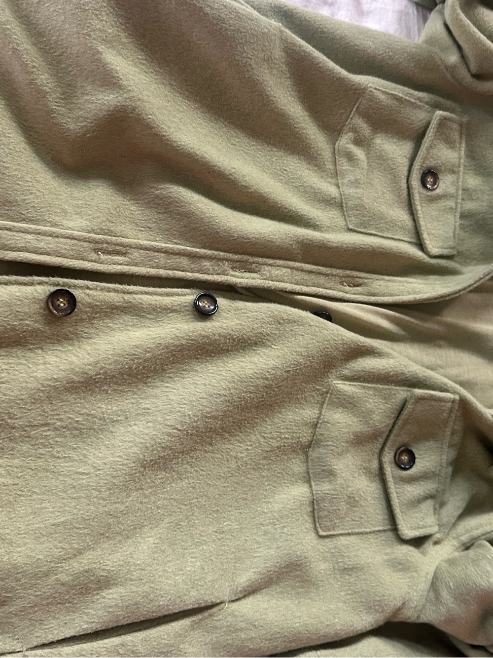 Thread & Supply Light Green Button-Up Jacket - Picture 5 of 6